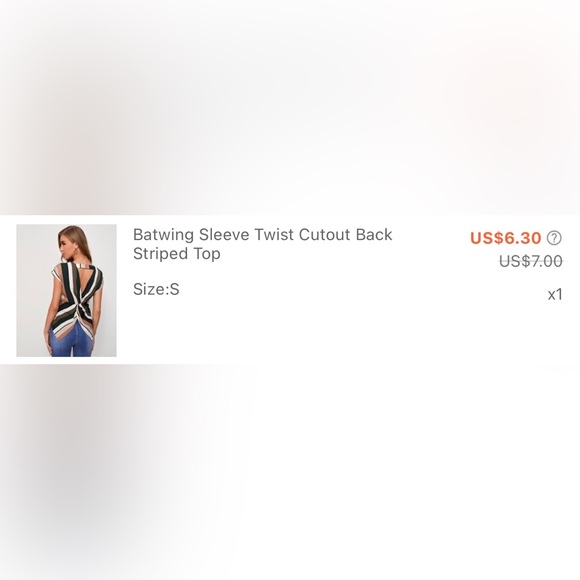 Size small blouse, multi-color, green, mauve, stripes. Casual. Business casual. - Picture 6 of 6